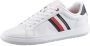 Tommy Hilfiger Essential Leather Cupsohle Heren Sneakers Schoenen Leer Wit FM0FM04921-YBS - Thumbnail 3