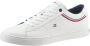 Tommy Hilfiger Sneakers ESSENTIAL LEATHER SNEAKER DETAIL met strepen in tommy-kleuren - Thumbnail 2