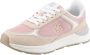 Tommy Hilfiger Sneakers met sleehak CASUAL FASHION RUNNER MIX vrijetijdsschoen lage schoen veterschoen in contrast-look - Thumbnail 1