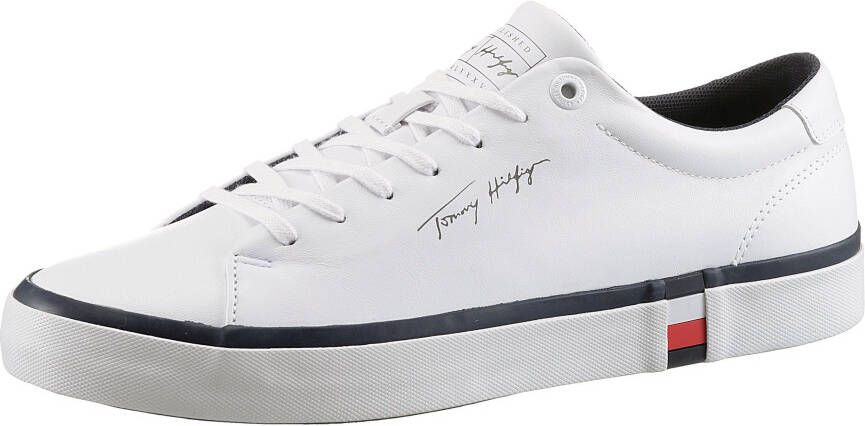Tommy Hilfiger Polyester Sneaker Met Contrasterende Details En Logo - Foto 1