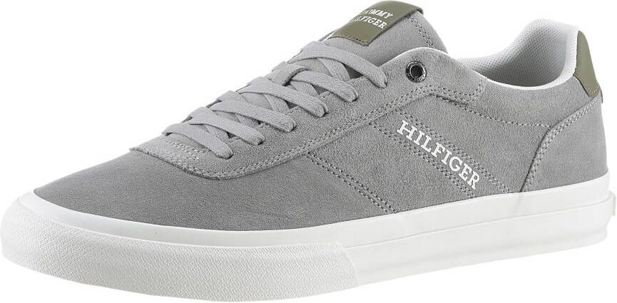 Tommy Hilfiger Sneakers TH HI VULC LOW STREET SUEDE met gepolsterde schaprand vrijetijdsschoen halve schoen veterschoen