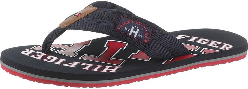 Tommy Hilfiger Teenslippers met labeldetails model 'BEA' - Foto 3