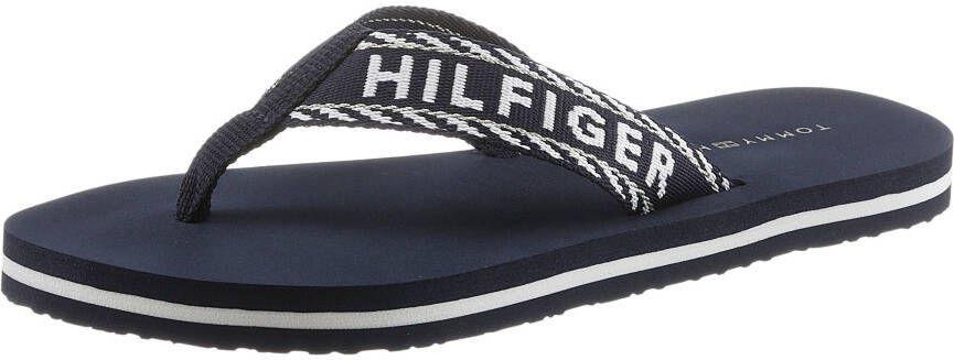 Tommy Hilfiger Teenslippers TOMMY WEBBING SANDAL super geschikt voor bad en strand