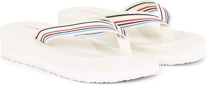 Tommy Hilfiger Teenslippers WEDGE STRIPES BEACH SANDAL