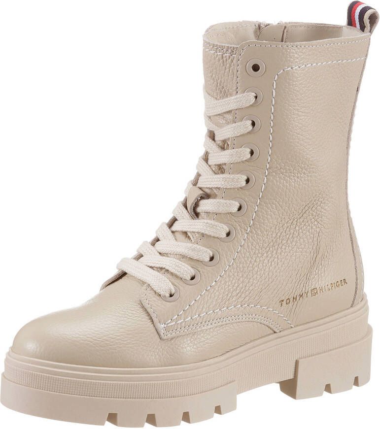 Tommy Hilfiger Veterlaarsjes MONOCHROMATIC LACE UP BOOT