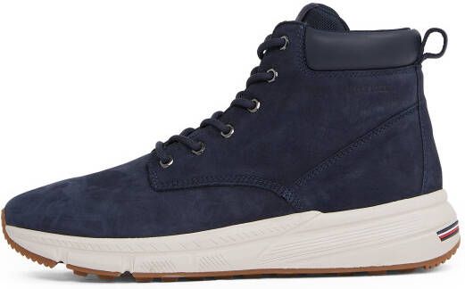 Tommy Hilfiger Veterschoenen LIGHT HILIFIGER NBK HYBRID BOOT vrijetijdsschoen laarzen veterschoen met gevoerde schacht