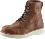 Tommy Hilfiger Heren Veterschoenen Veterlaars Warme Voering Bruin - Thumbnail 2