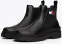 TOMMY JEANS Chelsea-boots TJM LEATHER CHELSEA BOOT hakken zakelijke mode instaplaarzen enkellaars breedte g - Thumbnail 3