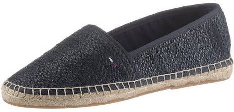 TOMMY JEANS Espadrilles MONOCHROME ESPADRILLE met karakteristieke doorstiknaad