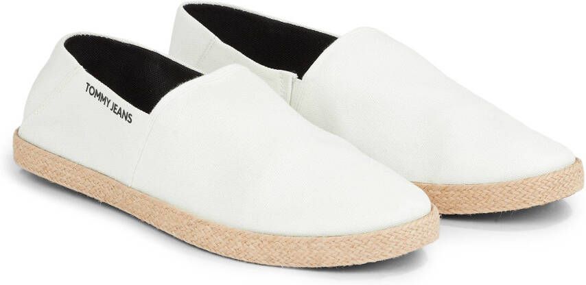 Tommy Jeans Logo Zijden Espadrilles voor Heren White Heren - Foto 2