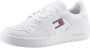 TOMMY JEANS Plateausneakers TJW RETRO BASKET ESS vrijetijdsschoen lage schoen veterschoen met zijlogo-vlag - Thumbnail 1