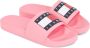 Tommy Jeans Roze Flag Pool Slides Flip Flops Pink Dames - Thumbnail 3