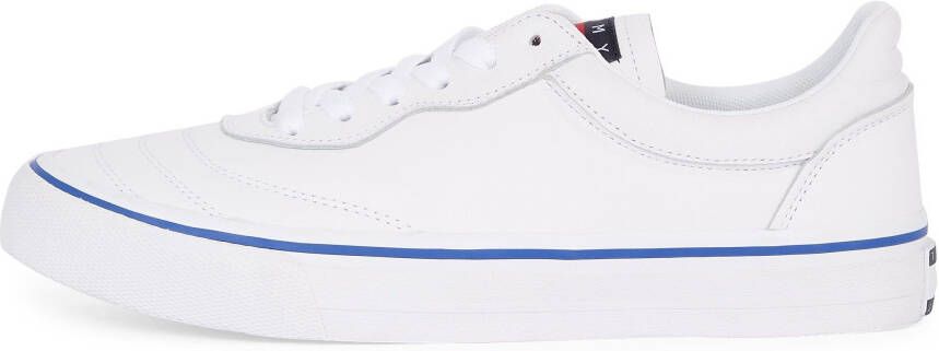 TOMMY JEANS Sneakers LEATHER SOCCER VULC met opgestikt logo op de tong