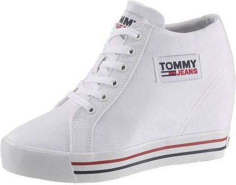 vertaling Arresteren Ongehoorzaamheid Tommy Hilfiger Sneakers Wedge in wit voor Dames Tommy Jeans Wedges Sneaker  - Schoenen.nl