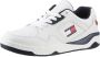 Tommy Hilfiger Polyester Vetersneaker Met Contrasterende Details En Logoprint - Thumbnail 3