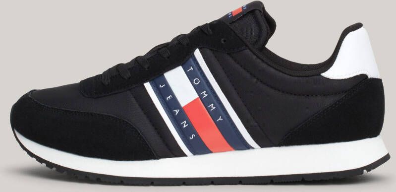 TOMMY JEANS Sneakers TJM RUNNER CASUAL ESS vrijetijdsschoen halfschoen veterschoen met zijlogo-vlag