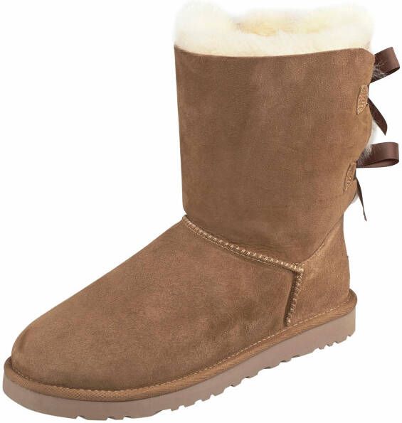 UGG Boots zonder sluiting Bailey Bow 2 met satijnen strikken achter bij de schacht