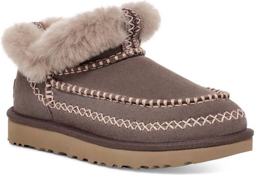 UGG Boots zonder sluiting CLASSIC ULTRA MINI ALPINE huispantoffel mule winterlaarzen met gepolsterde voetbed