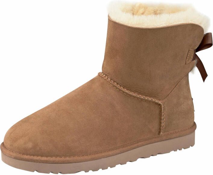 UGG Boots zonder sluiting Mini Bailey Bow 2 instaplaarzen winterlaarzen snowboots met decoratieve strik