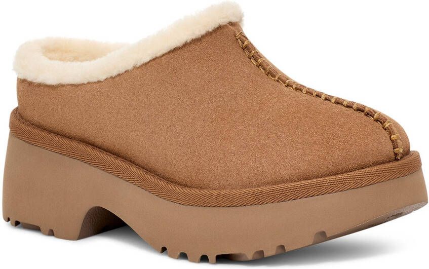 UGG Clogs NEW HEIGHTS COZY CLOG Mule flats pantoffel plateau schoen met gepolsterde voetbed