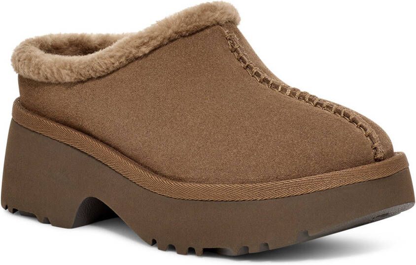 UGG Clogs NEW HEIGHTS COZY CLOG Mule flats pantoffel plateau schoen met gepolsterde voetbed