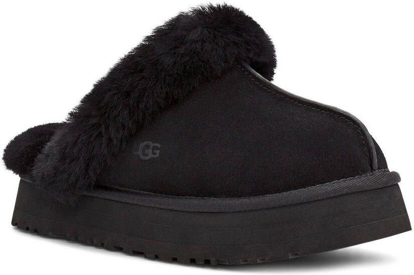 UGG Pantoffels DISQUETTE Pantoffel klomp slides met trendy plateau