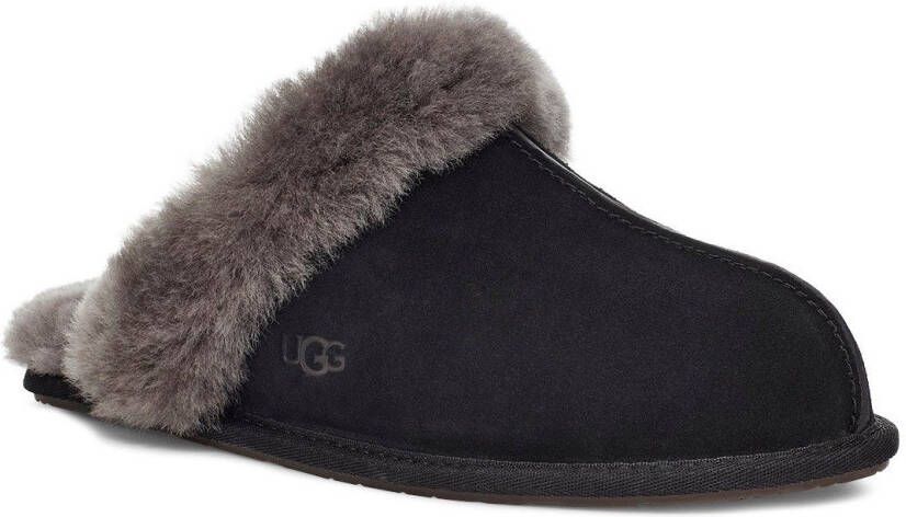 UGG Pantoffels Scuffette II Pantoffels klompen mules flats met bontkraag