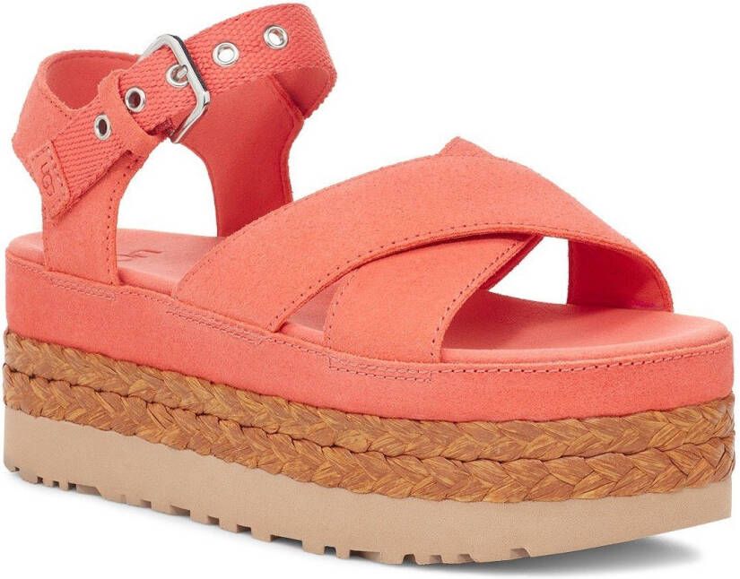 UGG Plateausandalen met gespsluiting