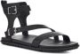 UGG SOLIVAN STRAP W Volwassenen Platte sandalen Kleur Zwart - Thumbnail 2