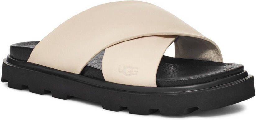 UGG Slippers CAPITELLE CROSSBAND zommerschoen slippers met plateaus zool