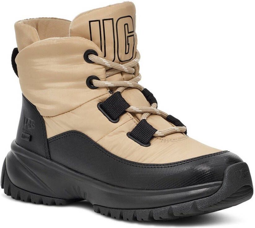 UGG Snowboots Winterlaarzen YOSE PUFFER LACE Winterlaarzen veterschoenen trekkingschoen met veters