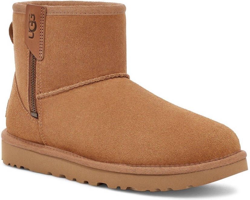 UGG Winterlaarzen CLASSIC MINI BAILEY ZIP winterlaars snowboots instaplaars met warme voering