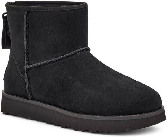 UGG Winterlaarzen Classic Mini Logo Zip met ritssluiting bij de hiel