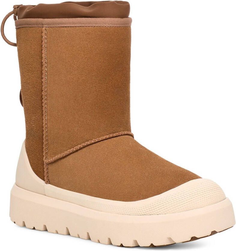 UGG Winterlaarzen M CLASSIC SHORT WEATHER HYBRID instaplaars met duurzame schuimrubberen galos