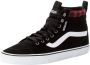 VANS Filmore Hi Guard sneakers zwart wit rood - Thumbnail 3