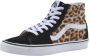 Vans Ua Sk8 Hi (Leopard)Black True White Schoenmaat 38 1 2 Sneakers VN0A4U3C3I61 - Thumbnail 3