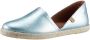 VERBENAS Espadrilles CARMEN NUCLEO METAL slipper zomerschoen strandschoen in metallic look - Thumbnail 1