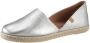 Verbenas Carmen Nucleo meal leren espadrilles zilver - Thumbnail 3