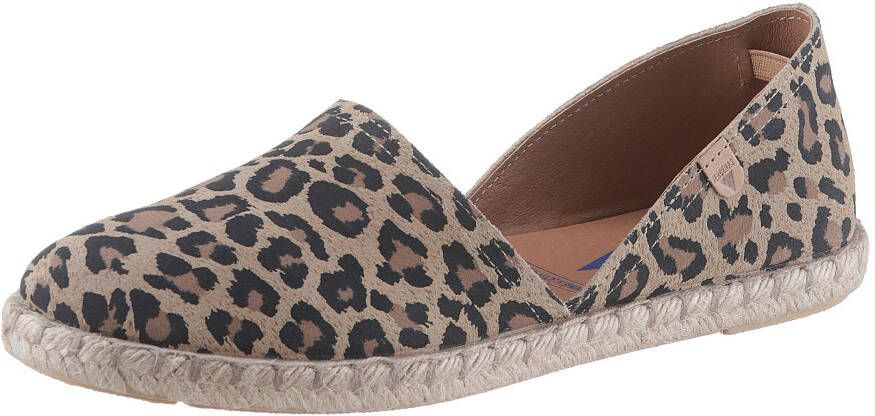 VERBENAS Espadrilles Strandschoen zomerschoen loafer in trendy dierenlook