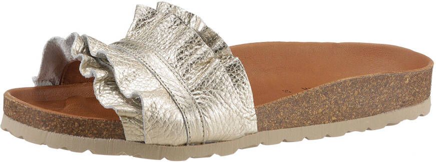 VERBENAS Slippers Rocio Roda in moderne metallic-look