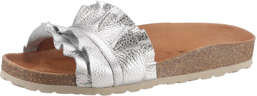 VERBENAS Slippers Rocio Roda in moderne metallic-look