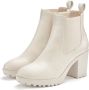 Vivance Chelsea-boots met blokhak & stretch inzet hoge hak enkellaarsjes - Thumbnail 1