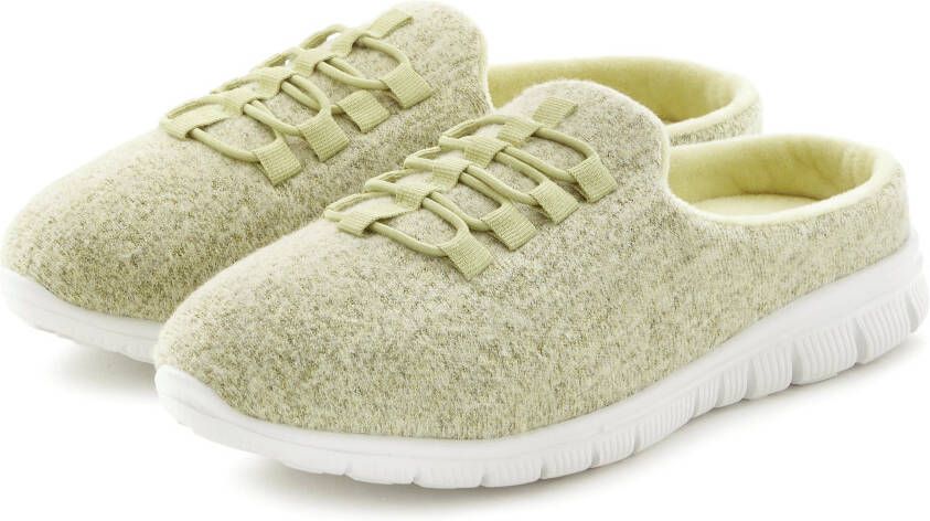 Vivance Slip-on sneakers Huisschoen slipper pantoffel clog sneaker VEGAN