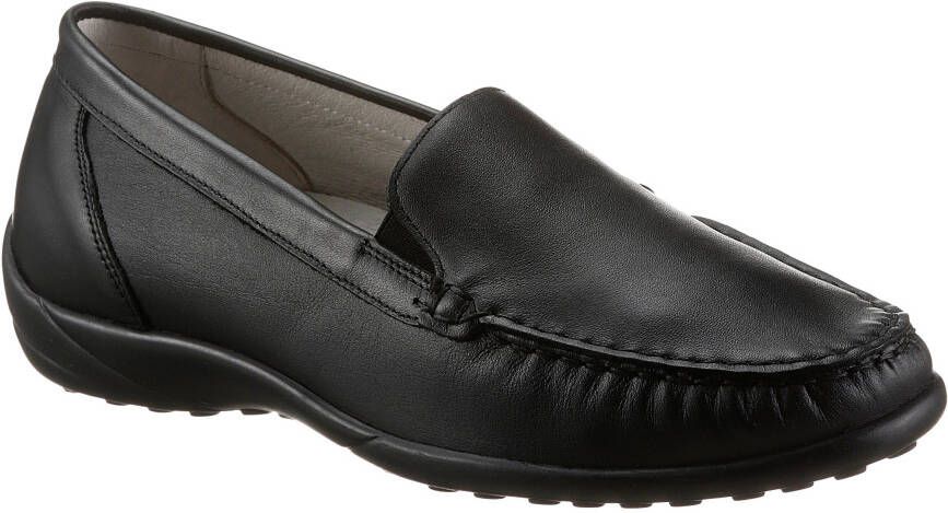 Waldläufer Mocassins KLÄRE Slipper comfortabele schoen met stretchinzet breedte H: zeer wijd