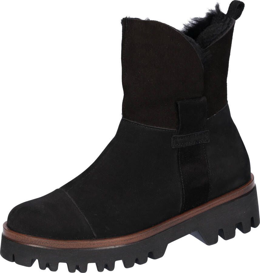 Waldläufer Winterlaarzen H-LONDON comfortboots profielzool met knuffelige kraag comfortabele breedte g