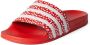 Adidas Adilette Dames Slippers en Sandalen Red Synthetisch 2 3 Foot Locker - Thumbnail 4