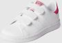 Adidas Originals Stan Smith sneakers wit roze Meisjes Gerecycled polyester (duurzaam) 34 - Thumbnail 6