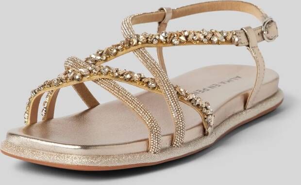 Alma en Pena Sandalen met strass-steentjes