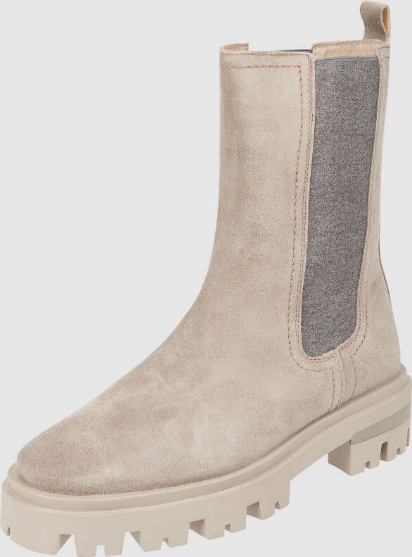 Alpe Chelsea-boots van suède