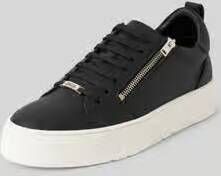 Antony Morato Leren sneakers met ritssluiting